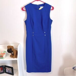 Calvin Klein | Women’s Sheath Dress Royal Blue Bodycon